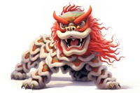 Lion dancing representation creativity tradition. AI generated Image by rawpixel.