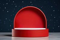 Christmas mockup showcase furniture shape observatory. AI generated Image by rawpixel.