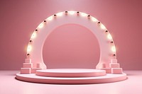 Christmas mockup showcase lighting shape stage. AI generated Image by rawpixel.