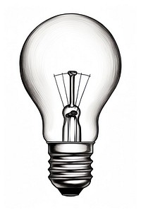 Mini bulb lightbulb sketch electricity. 