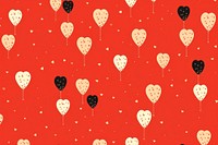 New year balloon pattern backgrounds wallpaper. AI generated Image by rawpixel.