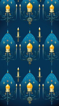 Hanukkah menorah backgrounds chandelier lighting. AI generated Image by rawpixel.