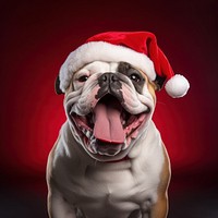 Christmas dog celebration christmas. AI generated Image by rawpixel.