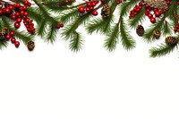 Decorated Christmas Tree Branches tree backgrounds christmas. AI generated Image by rawpixel.