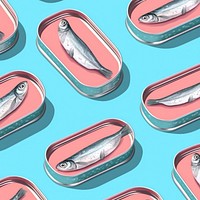 Canned sardines backgrounds animal fish. AI generated Image by rawpixel.