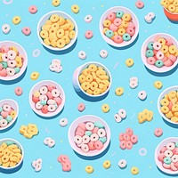 Cereal backgrounds pattern candy. 