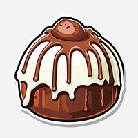 Chocolate truffle dessert cupcake icing. AI generated Image by rawpixel.