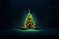 Christmas tree christmas light christmas tree. AI generated Image by rawpixel.