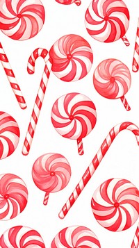 Candy cane pattern confectionery backgrounds lollipop. AI generated Image by rawpixel.