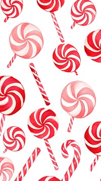 Candy cane pattern confectionery backgrounds lollipop. AI generated Image by rawpixel.