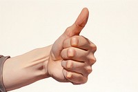 Thumbs down finger hand gesturing. AI generated Image by rawpixel.