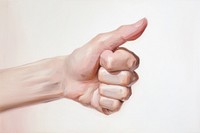 Thumbs down finger hand medication. AI generated Image by rawpixel.