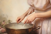Cooking painting adult freshness. AI generated Image by rawpixel.