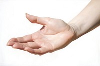 Open hand palms finger white background gesturing. AI generated Image by rawpixel.