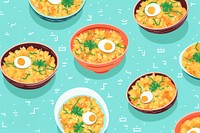 Fried rice table food meal. AI generated Image by rawpixel.