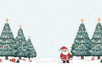 Christmas tree snow outdoors winter. AI generated Image by rawpixel.