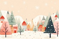 Christmas decoration illustrated outdoors nature. AI generated Image by rawpixel.