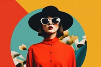 PNG Sunglasses portrait fashion adult. AI generated Image by rawpixel.