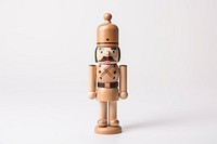 Nutcracker silder toy white background representation. AI generated Image by rawpixel.
