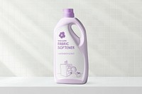 Laundry soap bottle mockup, product packaging psd