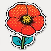 Poppy flower art pattern petal. AI generated Image by rawpixel.