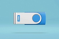 USB flash drive mockup psd