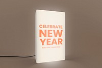 Neon sign, New Year design