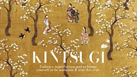 Japanese kintsugi blog banner template