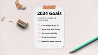2024 goals blog banner template