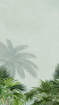 Jungle border iPhone wallpaper. Remixed by rawpixel.