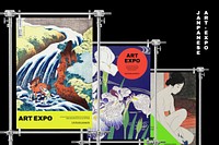 Japanese art expo banner photo