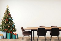 Christmas dining table, festive photo