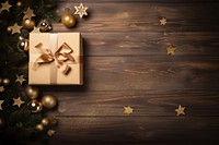 Christmas gift backgrounds paper wood. AI generated Image by rawpixel.