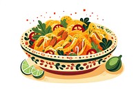 Dish food meal vegetable. AI generated Image by rawpixel.