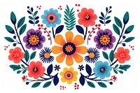 Flowers graphics pattern plant. AI generated Image by rawpixel.