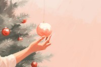 Christmas tree hand anticipation celebration. AI generated Image by rawpixel.