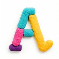 Uppercase a letters toy white background yellow. AI generated Image by rawpixel.