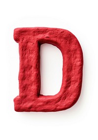 Lowercase d letters plasticine text white background accessories. AI generated Image by rawpixel.