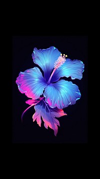 Hibiscus flower petal plant inflorescence. AI generated Image by rawpixel.