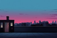 Building night architecture cityscape. AI generated Image by rawpixel.