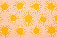 Sun pattern backgrounds flower. AI generated Image by rawpixel.