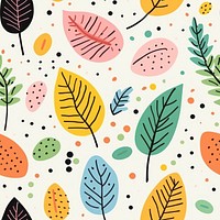 Cute leaf summer pattern plant backgrounds. AI generated Image by rawpixel.