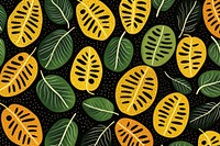 Leaf monstera plant pattern backgrounds repetition. AI generated Image by rawpixel.