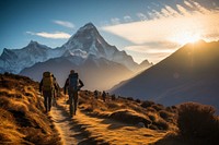 Backpack sports mountaineering transportation. AI generated Image by rawpixel.