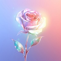 Rosebud flower plant art. AI generated Image by rawpixel.