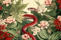 Snake reptile pattern nature. AI generated Image by rawpixel.