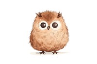Owl cartoon animal mammal. AI generated Image by rawpixel.