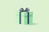 Green patern present box gift celebration anniversary. AI generated Image by rawpixel.