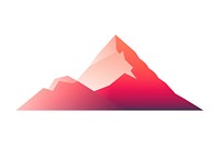 White background silhouette landscape mountain. AI generated Image by rawpixel.
