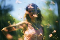 Summer photography portrait outdoors. AI generated Image by rawpixel.